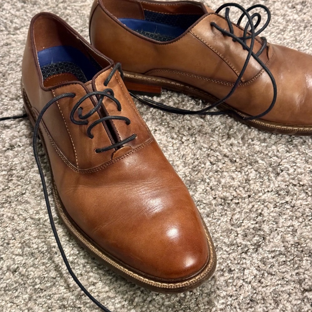 Men's Brown Leather Dress Shoes